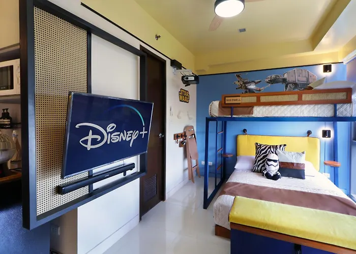 Aparthotel Starwars Retreat Gaming & 84 Inch Movie & Near Mall Manila